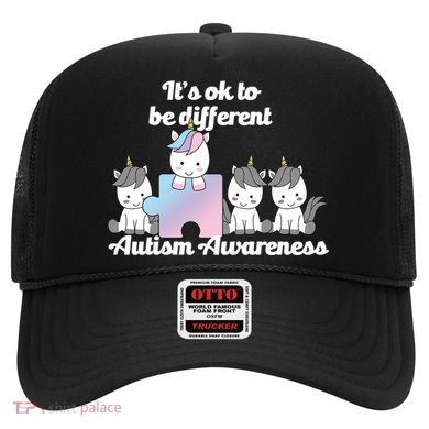 It's Ok To Be Different Autism Unicorn Puzzle Hat