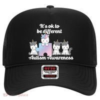 It's Ok To Be Different Autism Unicorn Puzzle Hat thumb 0