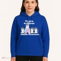 It's Ok To Be Different Autism Unicorn Puzzle Hoodie thumb 5