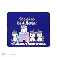 It's Ok To Be Different Autism Unicorn Puzzle Mousepad thumb 0