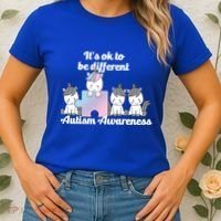 It's Ok To Be Different Autism Unicorn Puzzle Women's T-Shirt thumb 2