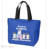 It's Ok To Be Different Autism Unicorn Puzzle Tote Bag thumb 3