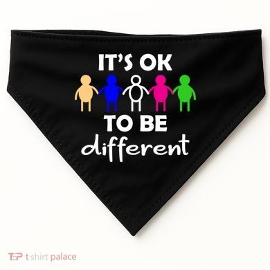 It's Ok To Be Different Equality USA-Made Doggie Bandana