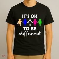 It's Ok To Be Different Equality T-Shirt thumb 3