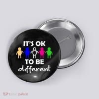 It's Ok To Be Different Equality Button thumb 0