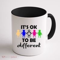It's Ok To Be Different Equality Coffee Mug thumb 1