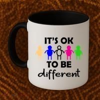 It's Ok To Be Different Equality Coffee Mug thumb 2