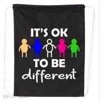 It's Ok To Be Different Equality Drawstring Bag thumb 0