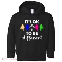It's Ok To Be Different Equality Toddler Hoodie thumb 0