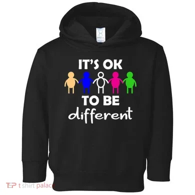 It's Ok To Be Different Equality Toddler Hoodie