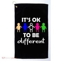 It's Ok To Be Different Equality Golf Towel thumb 0