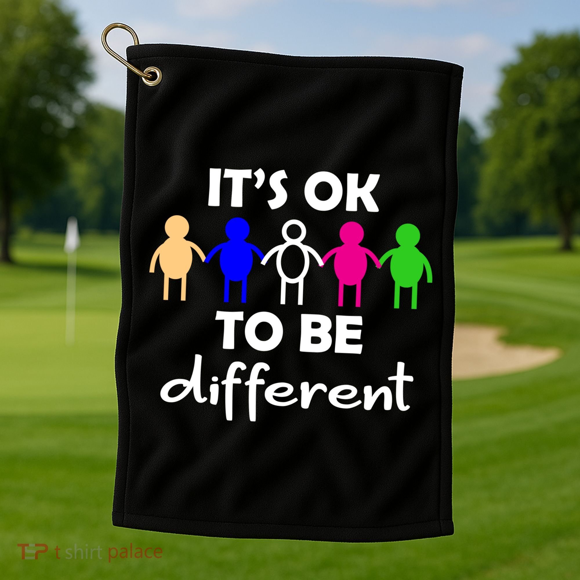 It's Ok To Be Different Equality Golf Towel