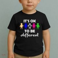 It's Ok To Be Different Equality Toddler T-Shirt thumb 2