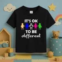 It's Ok To Be Different Equality Toddler T-Shirt thumb 3
