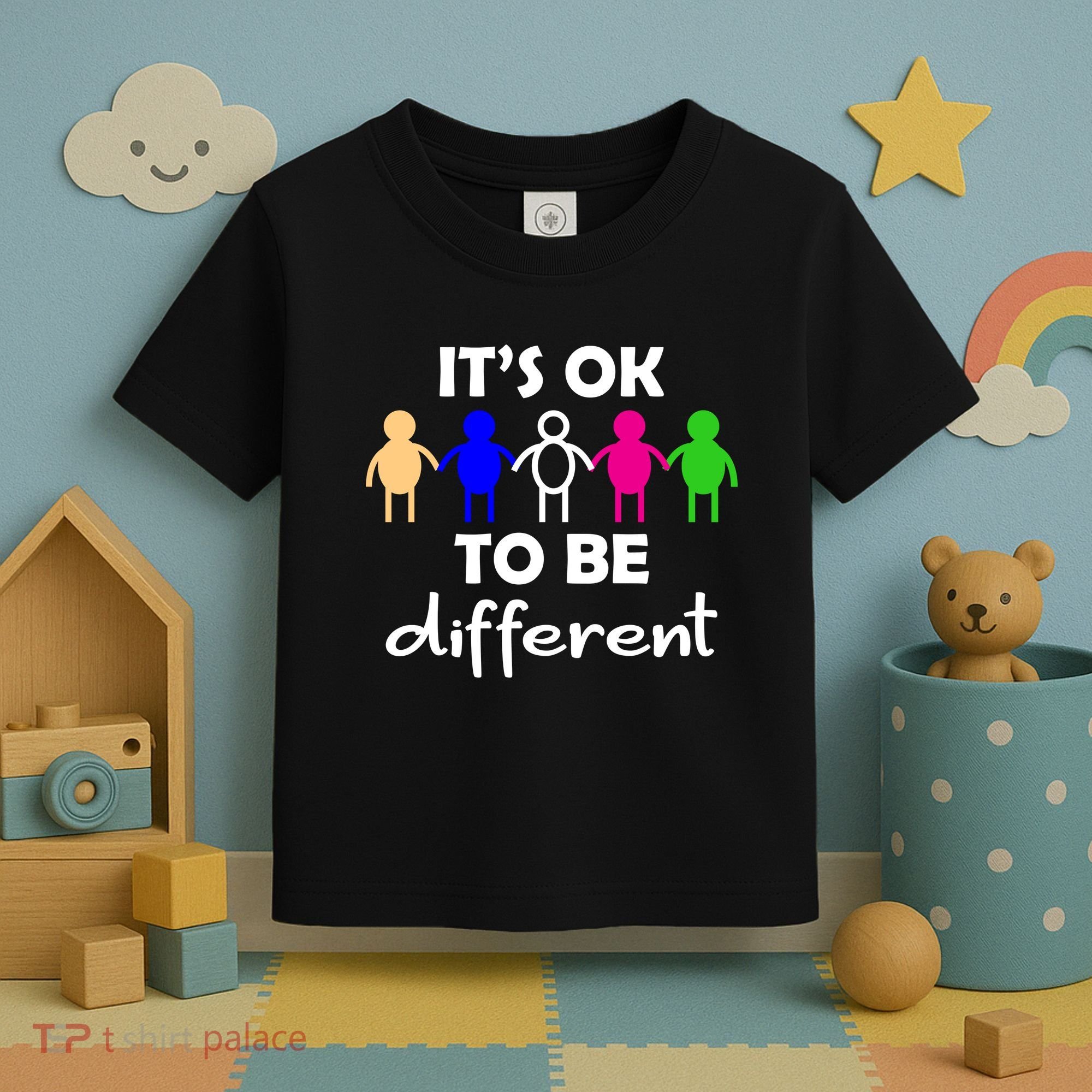 It's Ok To Be Different Equality Toddler T-Shirt