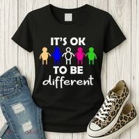 It's Ok To Be Different Equality Women's T-Shirt thumb 3