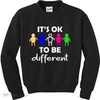 It's Ok To Be Different Equality Kids Sweatshirt thumb 0