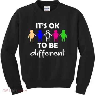 It's Ok To Be Different Equality Kids Sweatshirt