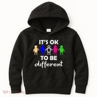 It's Ok To Be Different Equality Kids Hoodie thumb 0