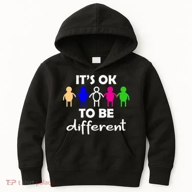 It's Ok To Be Different Equality Kids Hoodie