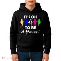 It's Ok To Be Different Equality Kids Hoodie thumb 4