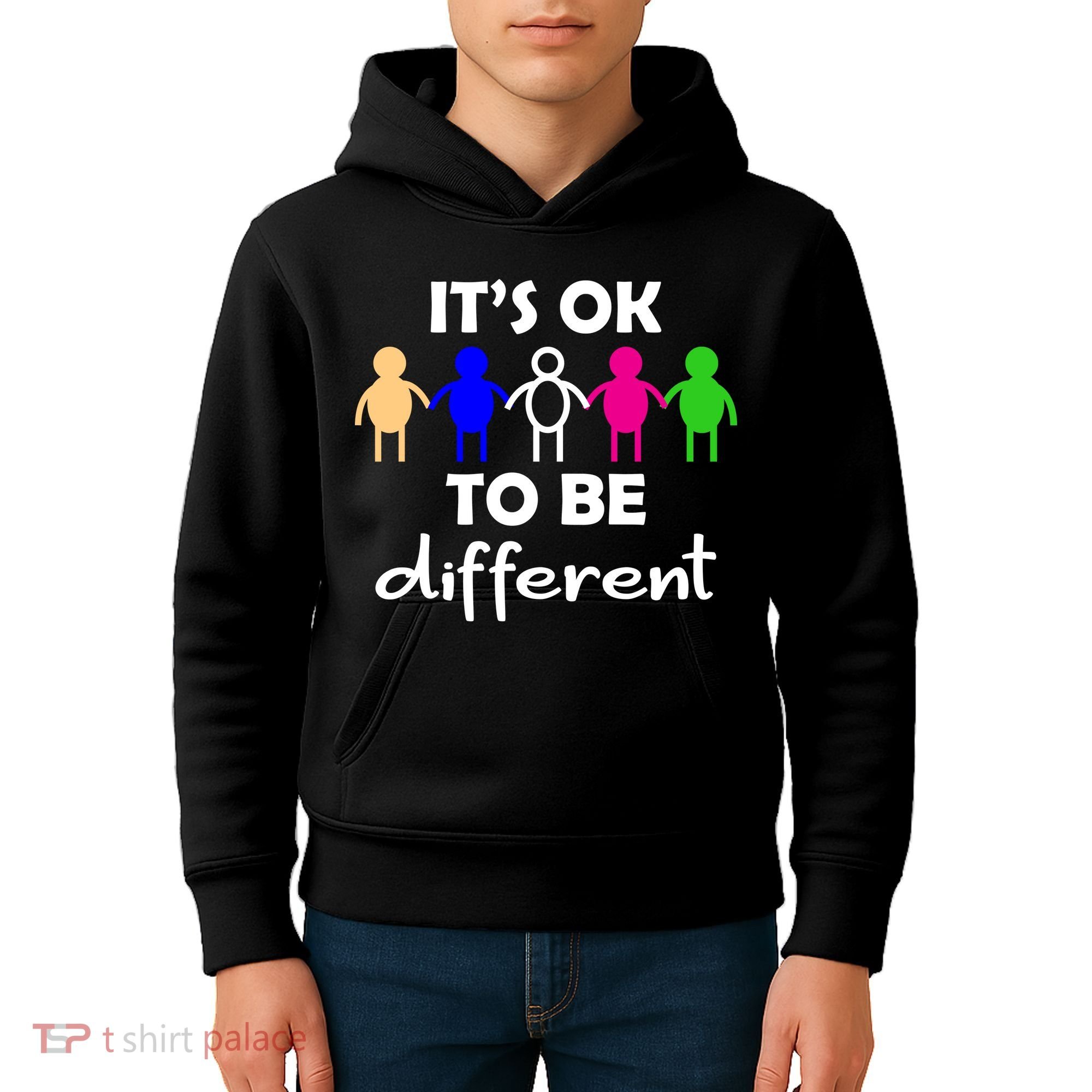 It's Ok To Be Different Equality Kids Hoodie