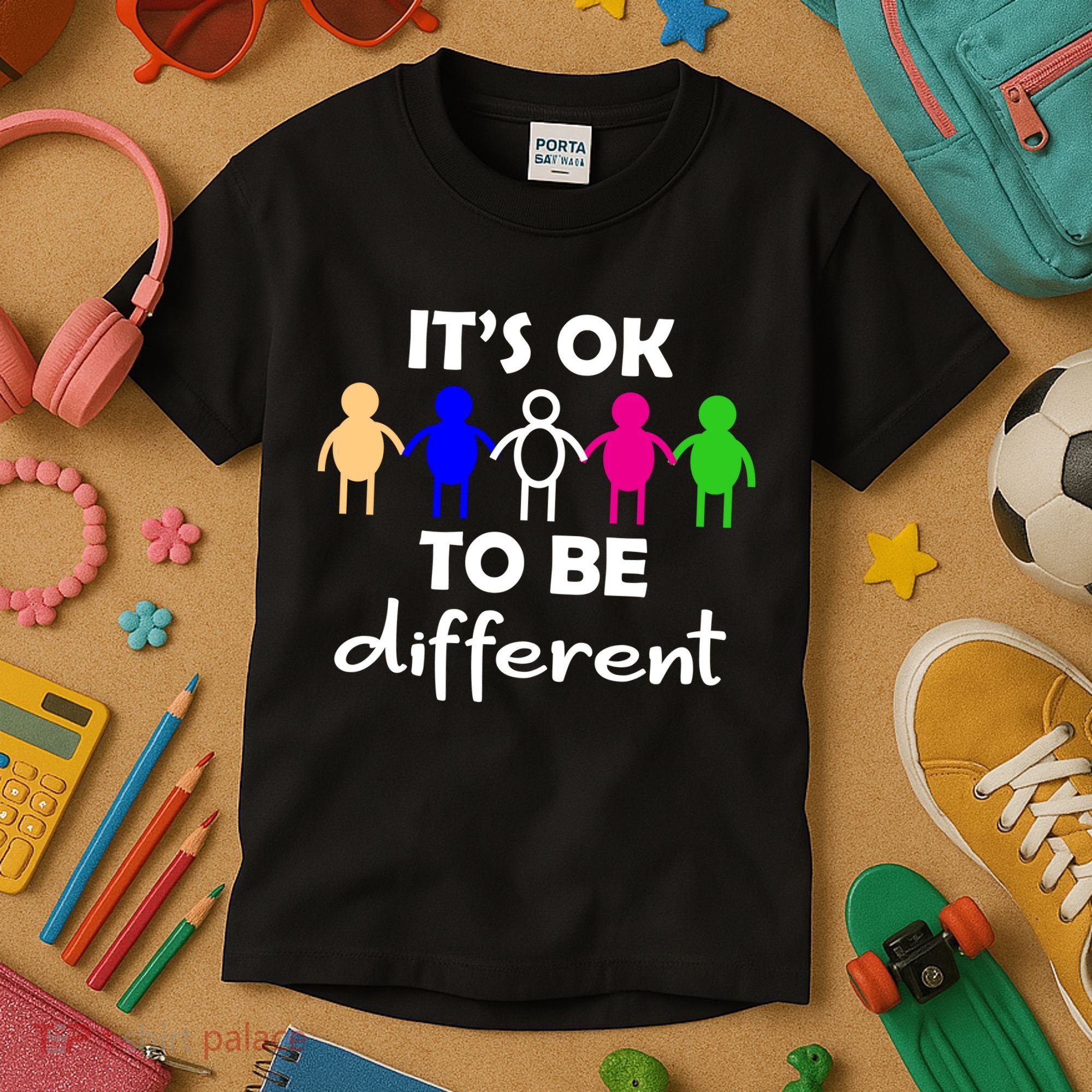 It's Ok To Be Different Equality Kids T-Shirt