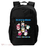It's Ok To Be Different Penguins Autism Backpack thumb 0