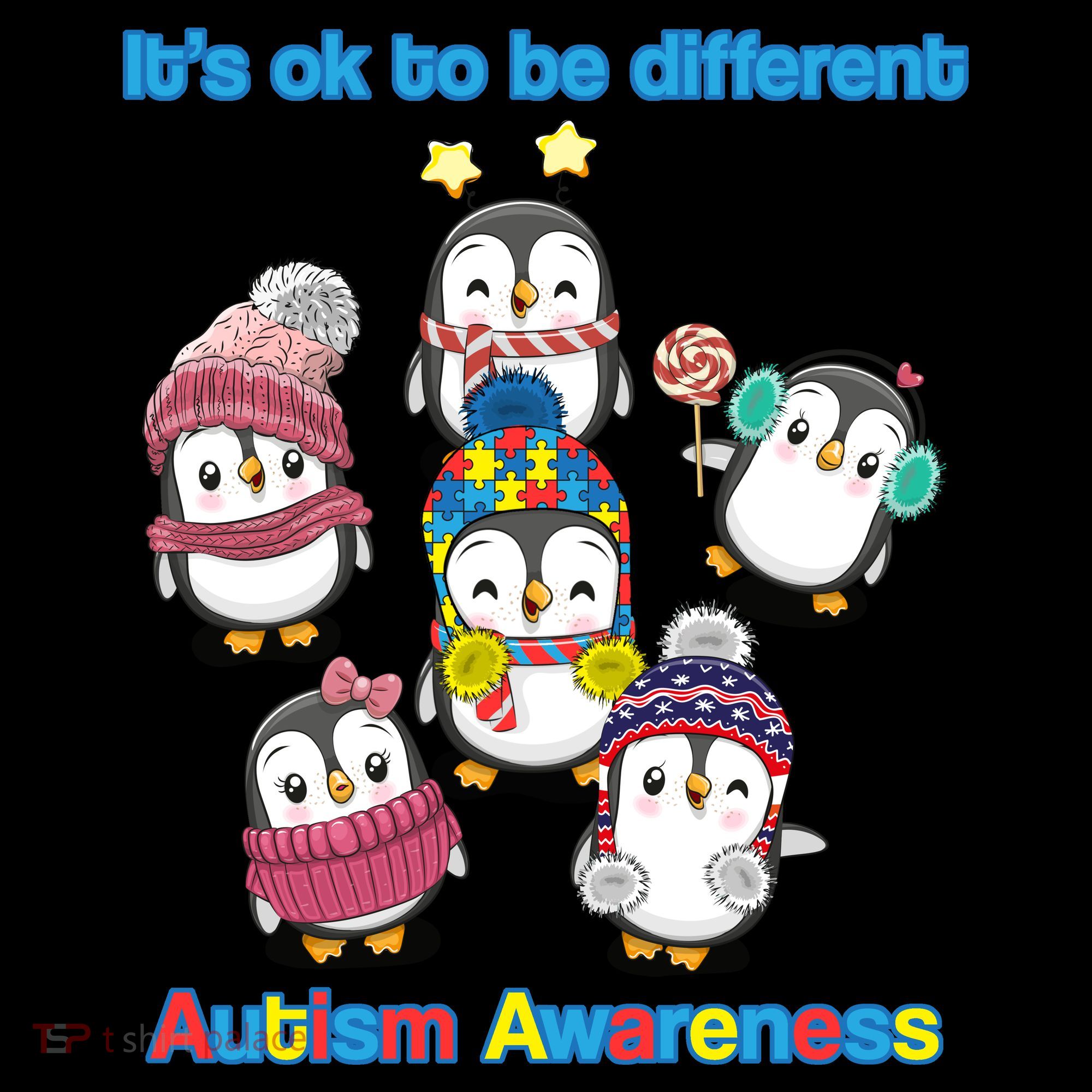 It's Ok To Be Different Penguins Autism Coffee Mug