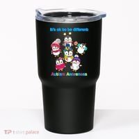 It's Ok To Be Different Penguins Autism Tumbler thumb 0