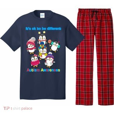 It's Ok To Be Different Penguins Autism Pajama Set