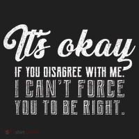 It's Okay Disagree With Me Funny Meme Tumbler thumb 3