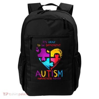 It's Okay To Be Different Autism Awareness Month Backpack