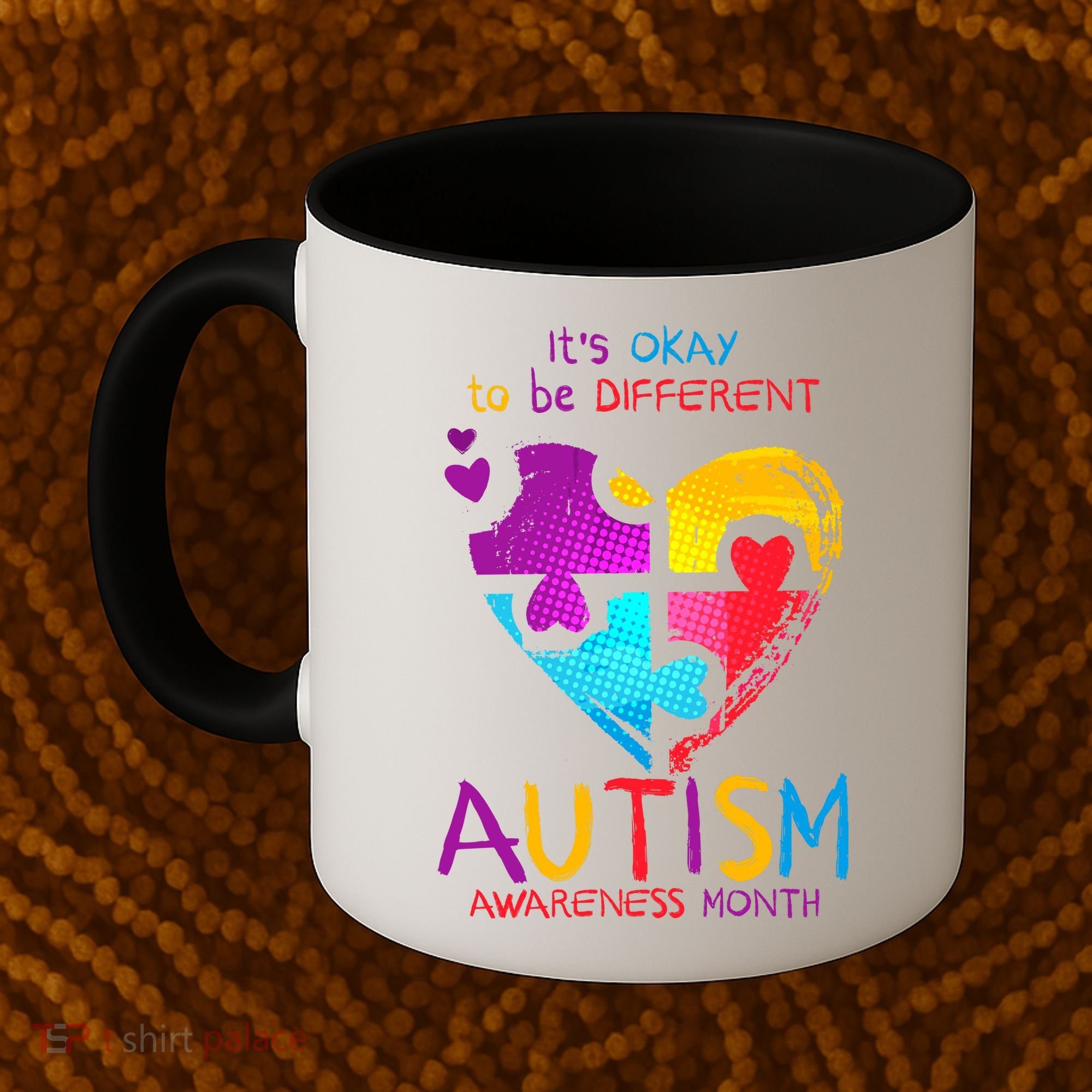 It's Okay To Be Different Autism Awareness Month Coffee Mug