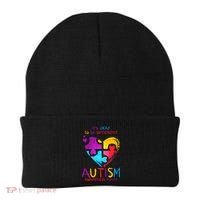 It's Okay To Be Different Autism Awareness Month Beanie thumb 0