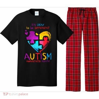 It's Okay To Be Different Autism Awareness Month Pajama Set