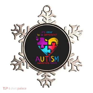 It's Okay To Be Different Autism Awareness Month Ornament