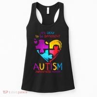It's Okay To Be Different Autism Awareness Month Women's Tank Top thumb 0