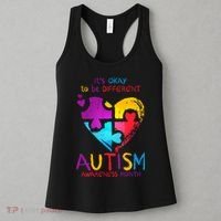 It's Okay To Be Different Autism Awareness Month Women's Tank Top thumb 3