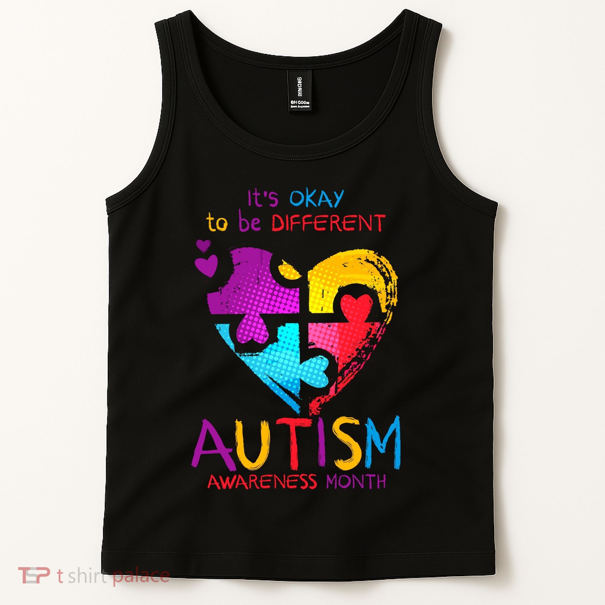 It's Okay To Be Different Autism Awareness Month Tank Top