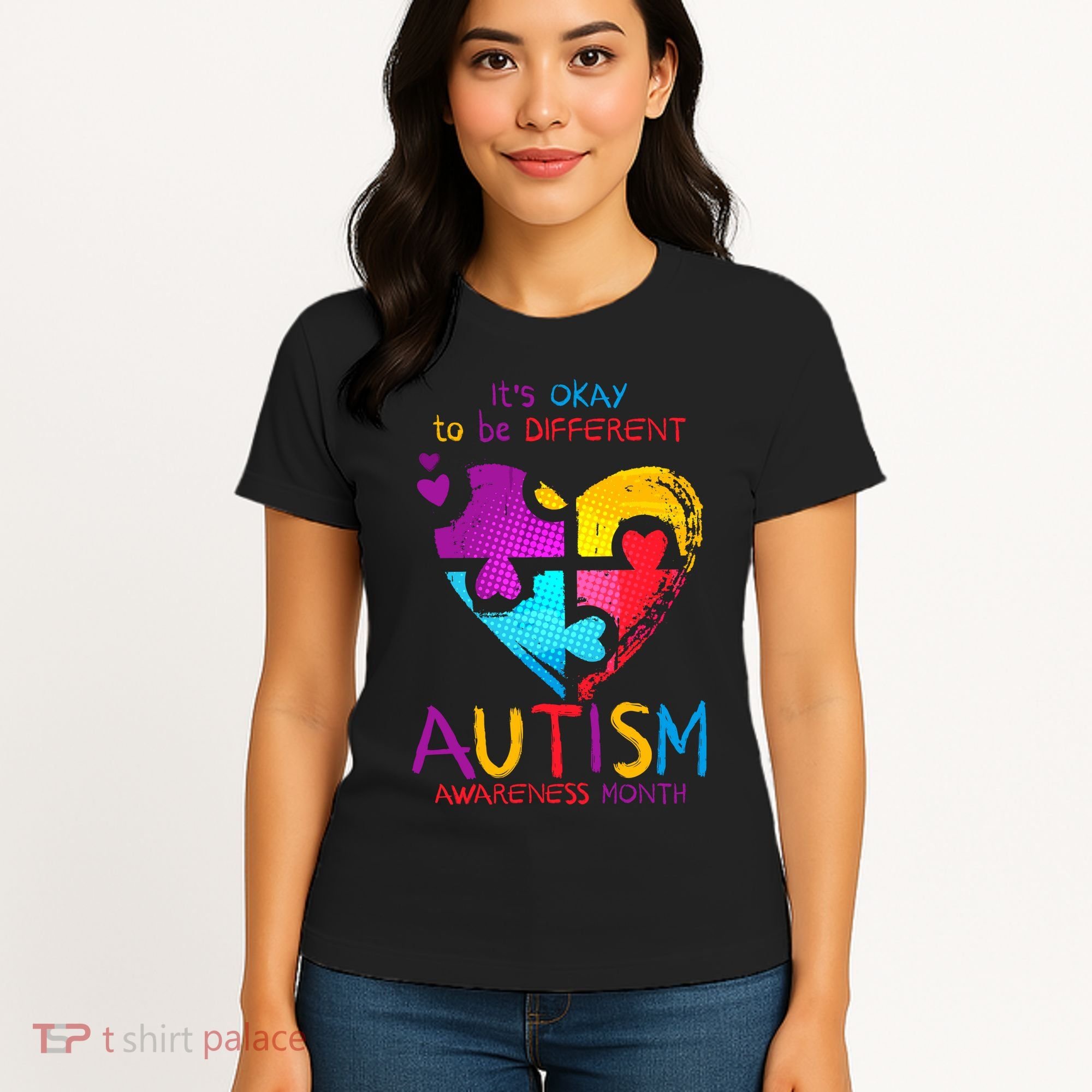 It's Okay To Be Different Autism Awareness Month Women's T-Shirt