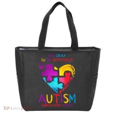 It's Okay To Be Different Autism Awareness Month Tote Bag
