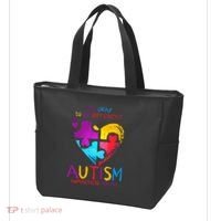 It's Okay To Be Different Autism Awareness Month Tote Bag thumb 3