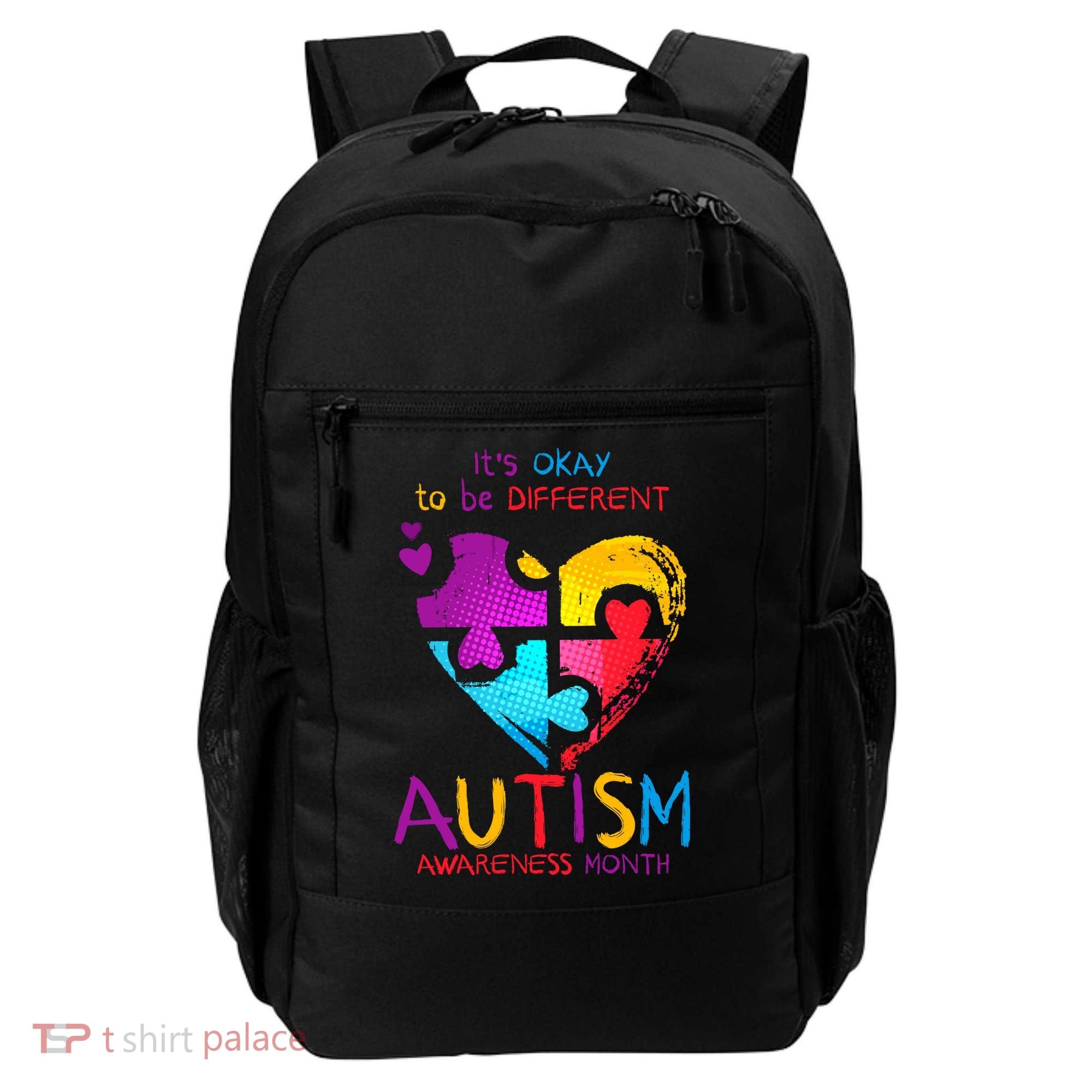 It's Okay To Be Different Autism Awareness Month1 Backpack