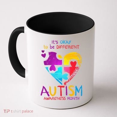 It's Okay To Be Different Autism Awareness Month1 Coffee Mug