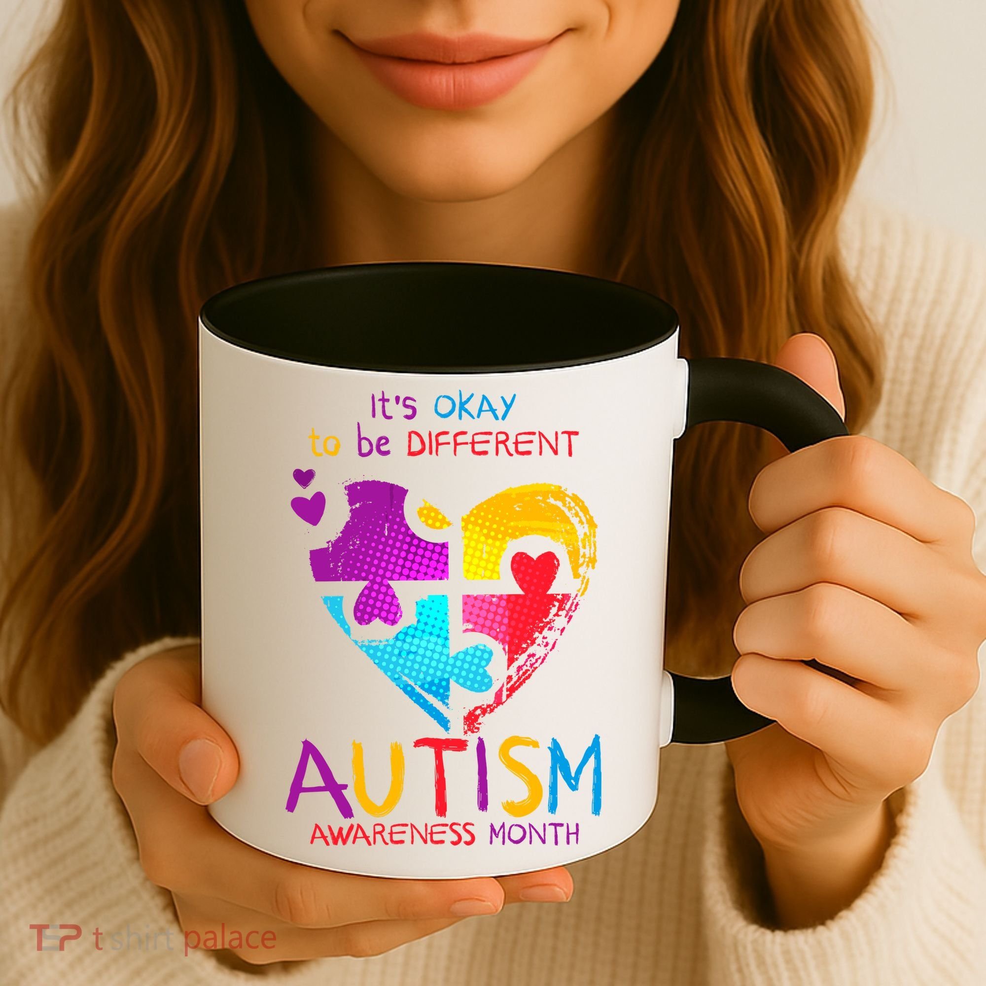 It's Okay To Be Different Autism Awareness Month1 Coffee Mug