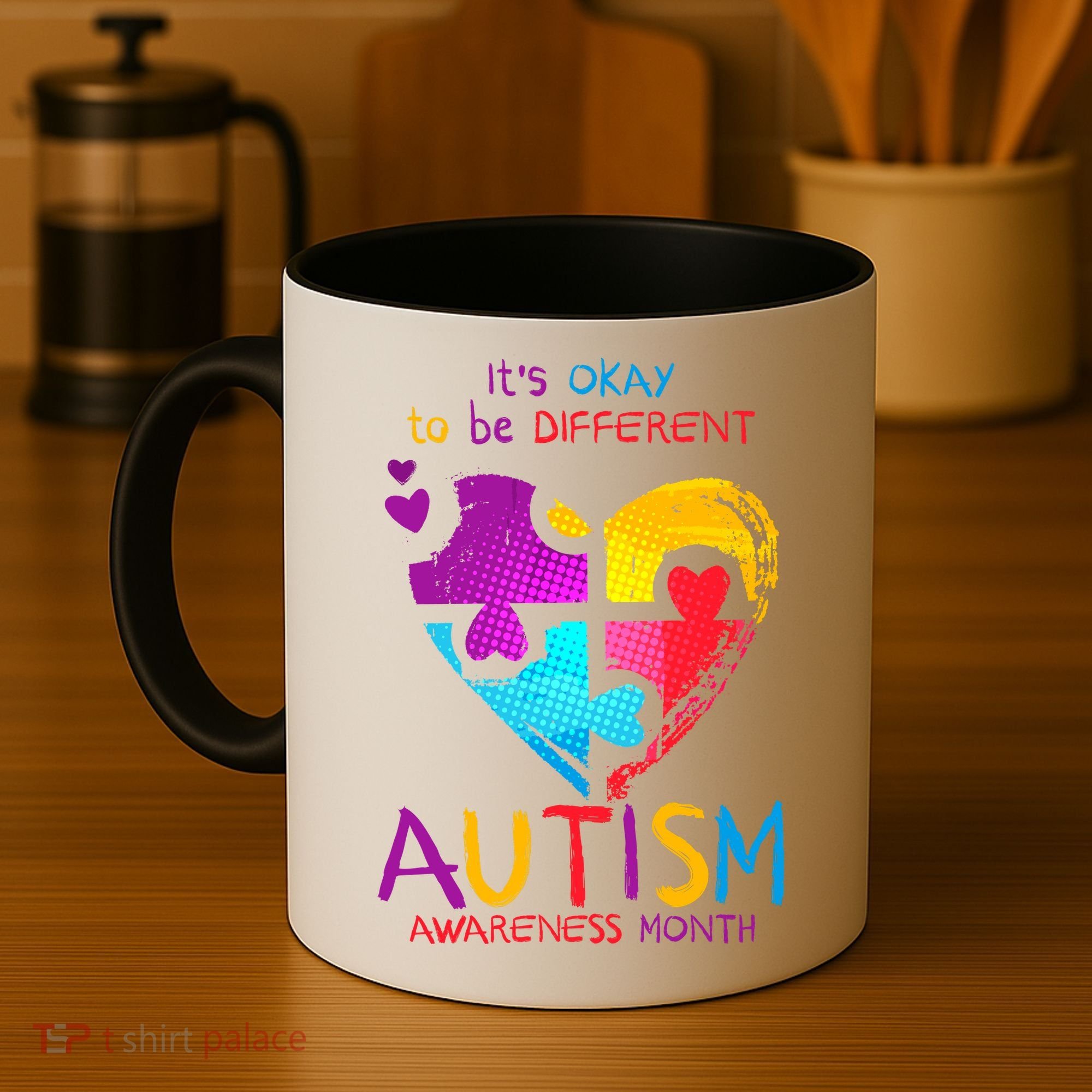 It's Okay To Be Different Autism Awareness Month1 Coffee Mug