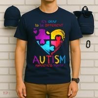 It's Okay To Be Different Autism Awareness Month1 T-Shirt thumb 6