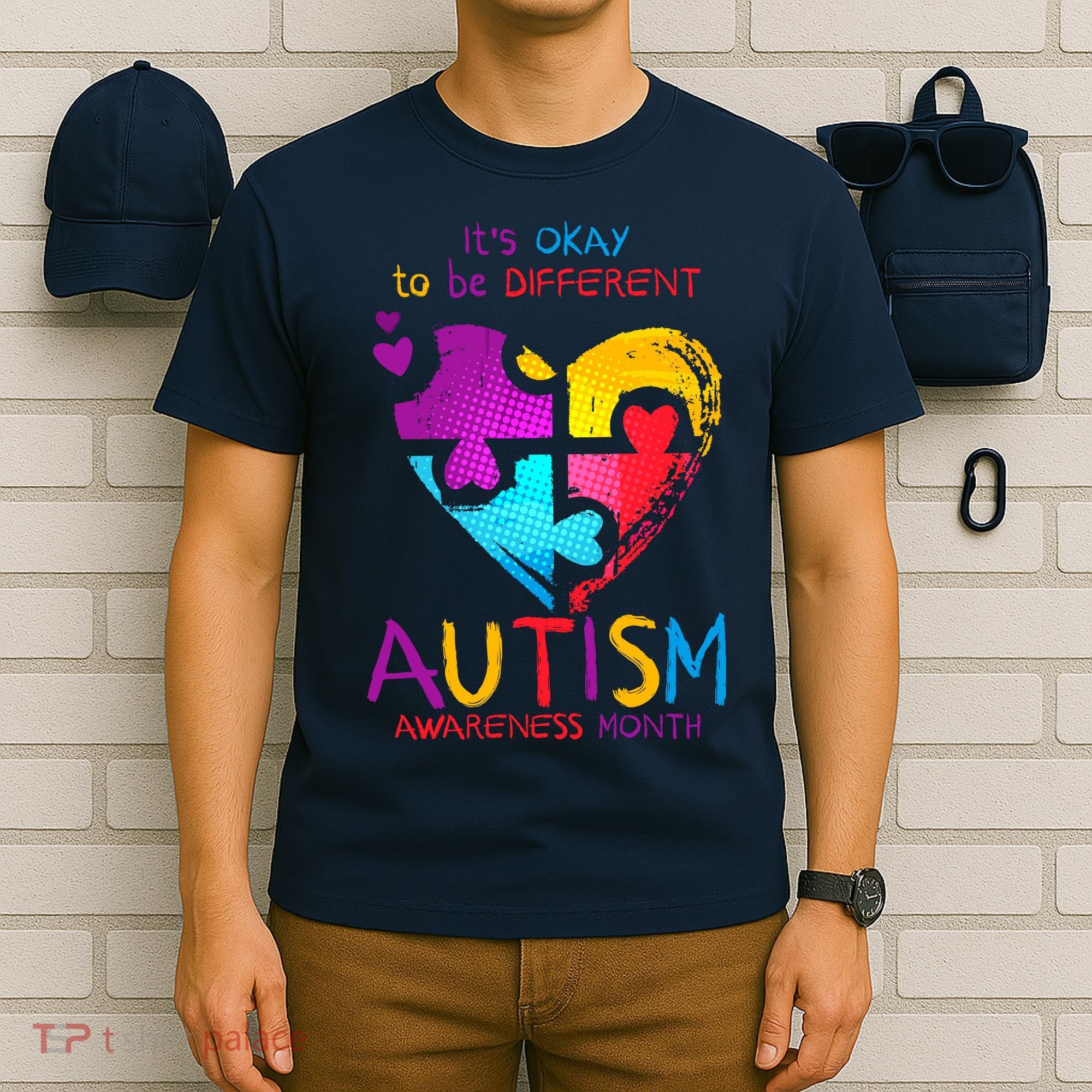 It's Okay To Be Different Autism Awareness Month1 T-Shirt