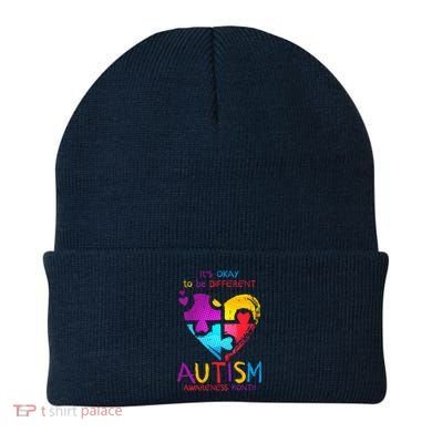 It's Okay To Be Different Autism Awareness Month1 Beanie